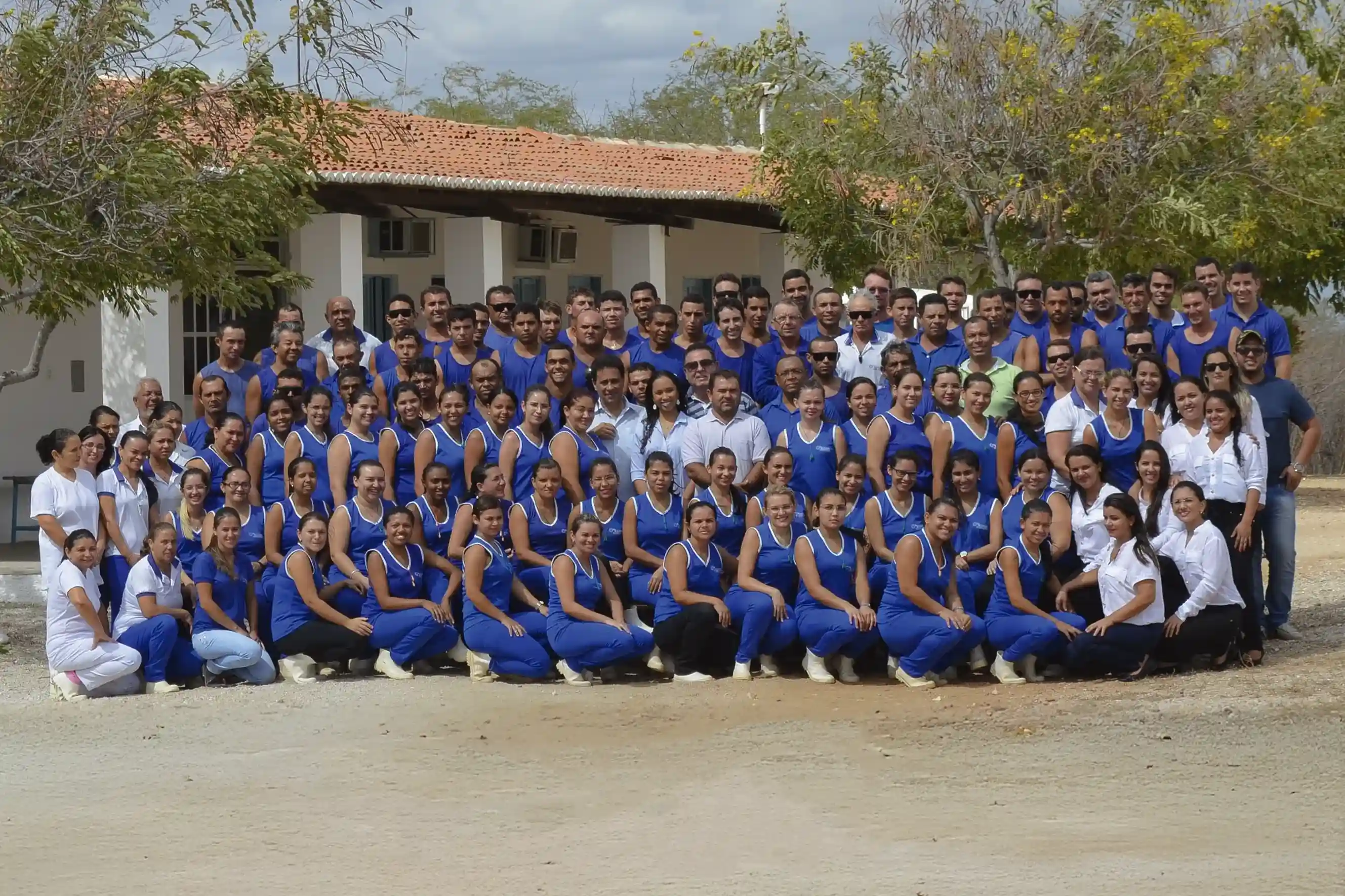 Equipe Brazil Paraiba Mine. Nesta época, a empresa estava em ritmo de progresso e contava com pouco mais de 130 colaboradores.